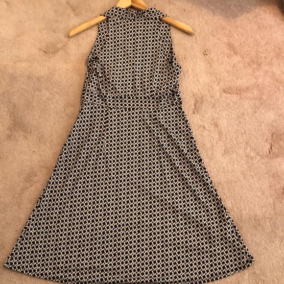 Classic black and cream work dress - Picture 3 of 3